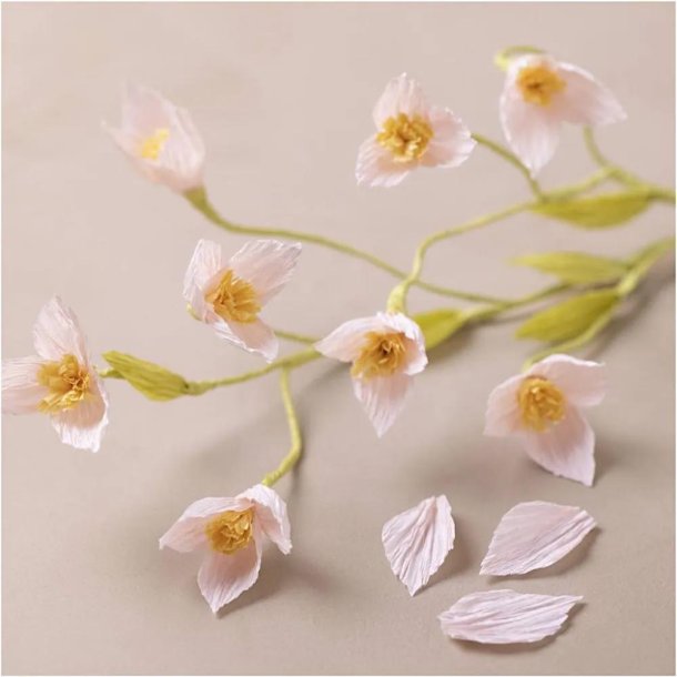 Mini Crepe Papir Kit - Kirsebrgren