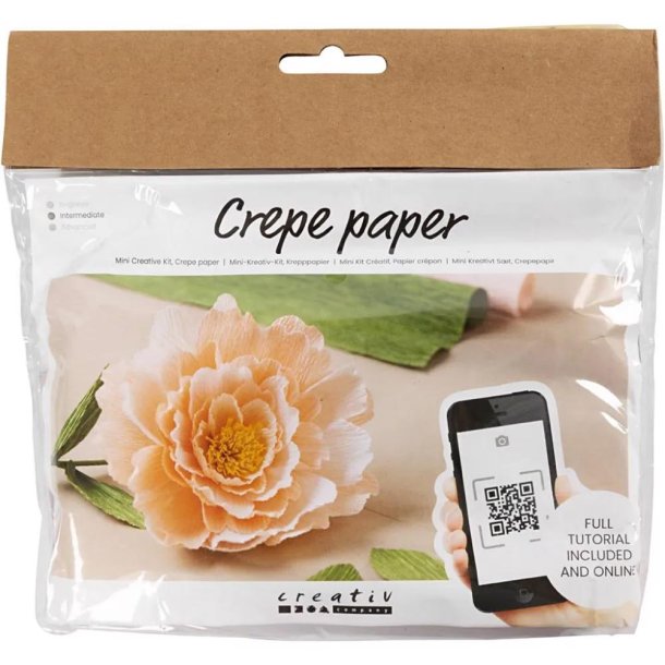 Mini Crepe papir kit - Pon