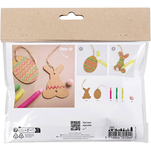 Mini DIY Kit - Dekoration - g og Hare