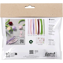 Mini DIY Kit - Chenilleblomster - Tulipaner