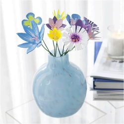 DIY Kit - ggebakke blomster - Pastelfarver