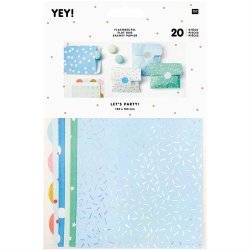 Poser med klistermrker - Bl og Grn