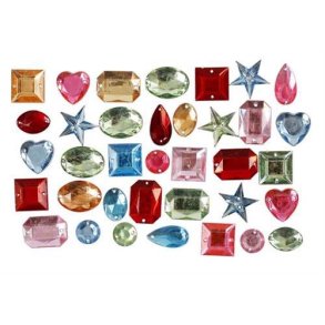 Rhinsten - Forskellige Farver og Former - Kan syes i - 992271