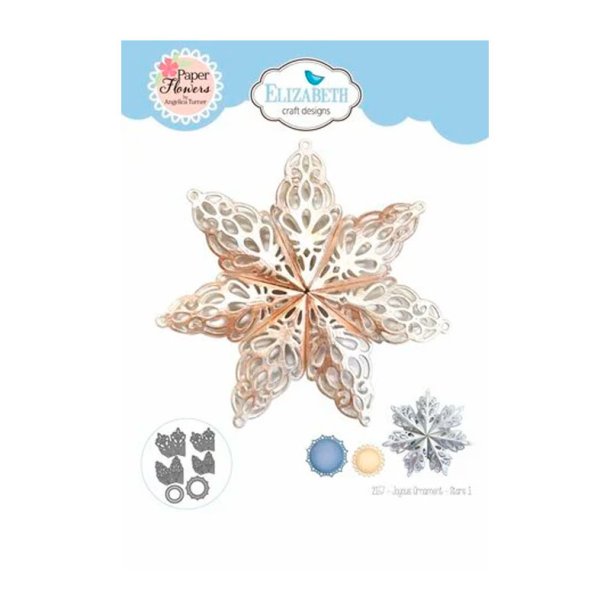 Elizabeth Craft Designs - Die - Joyous Christmas Ornament Stars 1