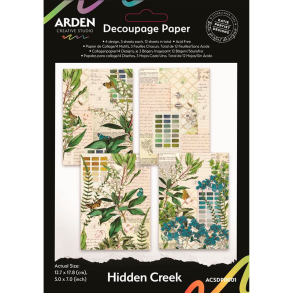 Arden - Decoupage Papir - Hidden Creek