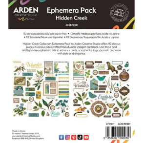 Arden - Die-Cuts - Hidden Creek - Ephemera Pack