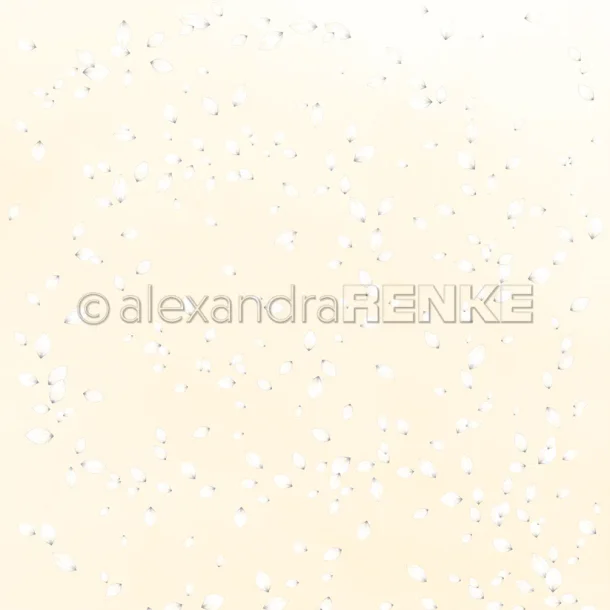 Alexandra Renke - Karton - Flower Rain -Soft Yellow