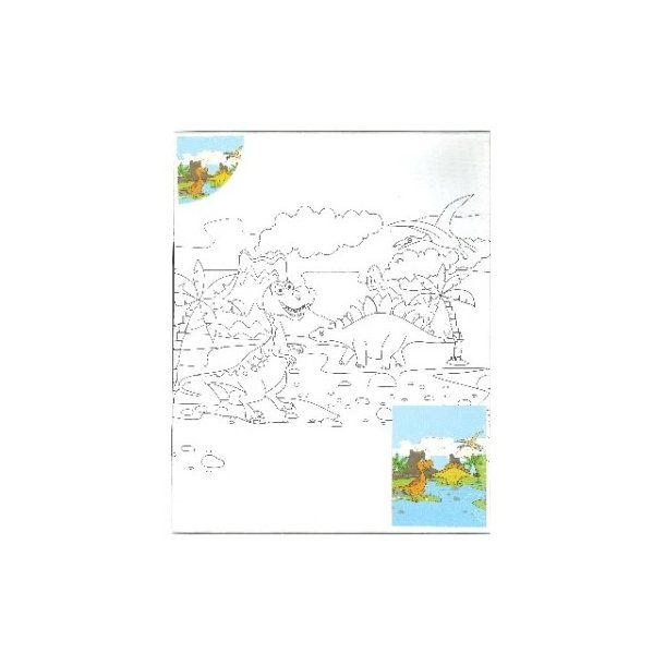 Antino Malerlrred - Dinosaurer - 24x30cm -18mm