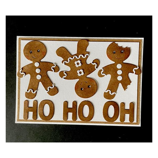 By Lene - Die - Gingerbread - Kage figurer