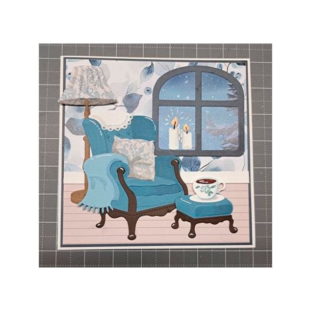 By Lene - Die - Reol Med Bamse Og Lampe 