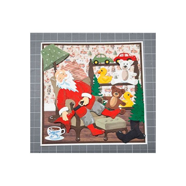 By Lene - Die - Reol Med Bamse Og Lampe 