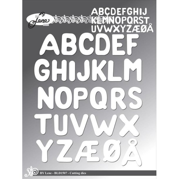 By Lene - Die - Balloon Alphabet / Ballon Alfabet