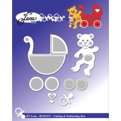 By Lene - Die - Doll Carriage