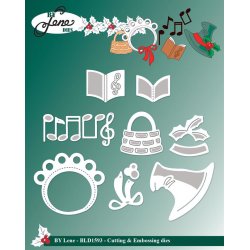 By Lene - Die -Snowman Accessories #1 - Tilbehr til snemand