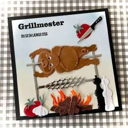 By Lene - Die - Tilbehr til Glade grise BLD1755 #1 Kok