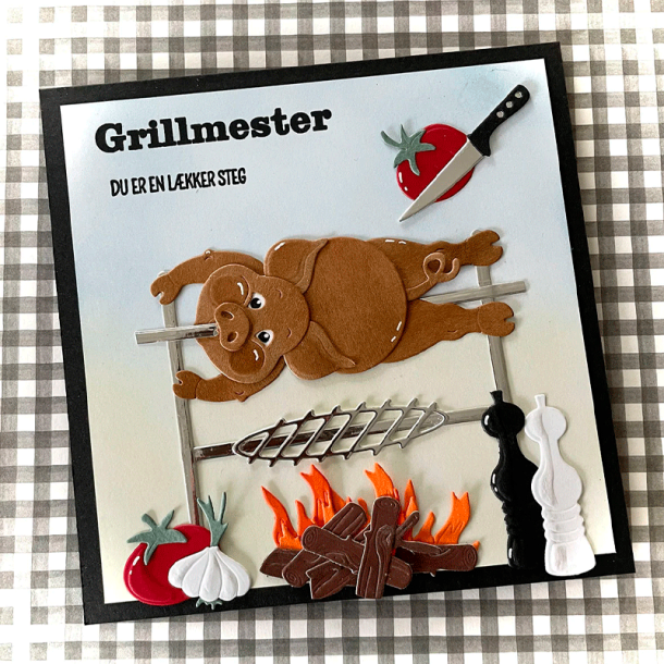 By Lene - Die - Tilbehr til Glade grise BLD1755 #1 Kok