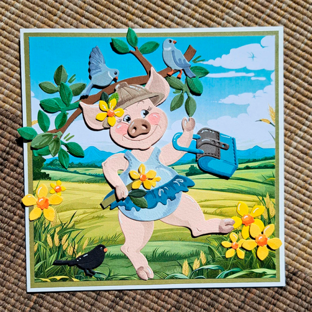 By Lene - Die - Tilbehr til Glade grise BLD1755 #2 Sommertj