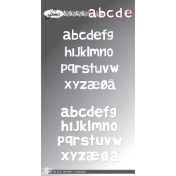 By Lene - Die - Alfabet - Sm� bogstaver