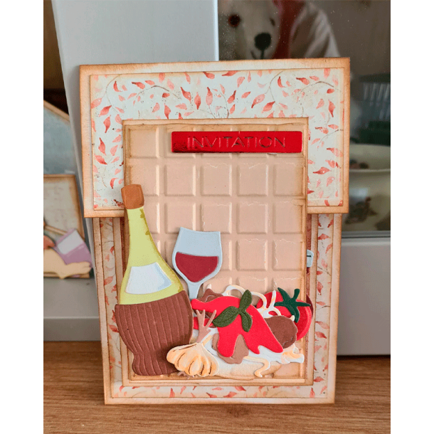 By Lene - 3D-embossingfolder - Firkanter