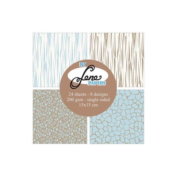 By Lene - Blok 6" - Wild Baby - Blue