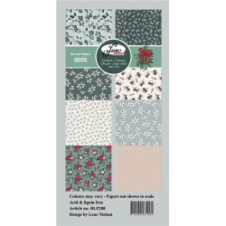 By Lene - Blok Slim Card - Romantic Christmas / Romantisk Jul