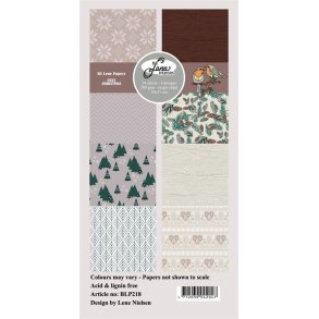 By Lene - Blok Slim Card - Cosy Christmas / Hyggelig Jul