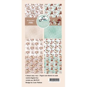 By Lene - Blok Slim Card - Winter is coming / Vinteren kommer