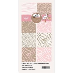 By Lene - Blok Slim Card - Wild Baby - Lyserd