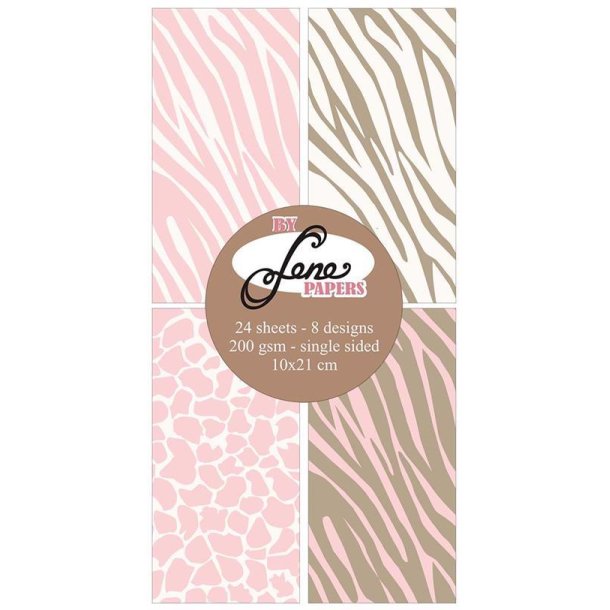 By Lene - Blok Slim Card - Wild Baby - Lyserd