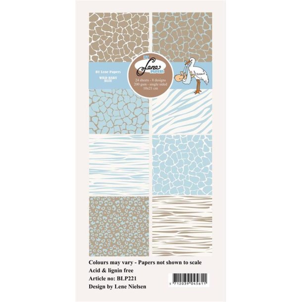 By Lene - Blok Slim Card - Wild Baby - Bl