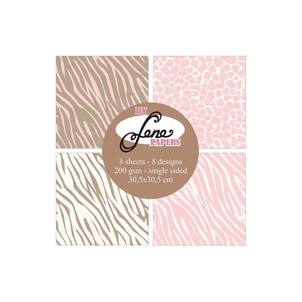 By Lene - Blok 12" - Wild Baby - Rosa