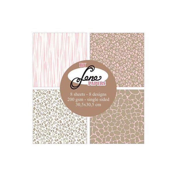 By Lene - Blok 12" - Wild Baby - Rosa