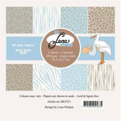 By Lene - Blok 12" - Wild Baby - Blue