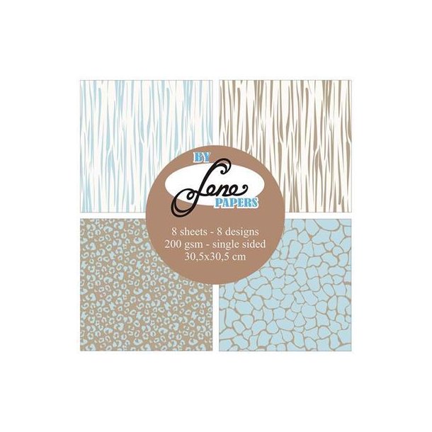 By Lene - Blok 12" - Wild Baby - Blue