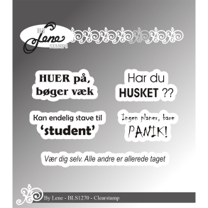 By Lene - Stempler - Huer p�, b�ger v�k