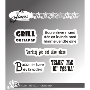 By Lene - Stempler - Grill og slap af
