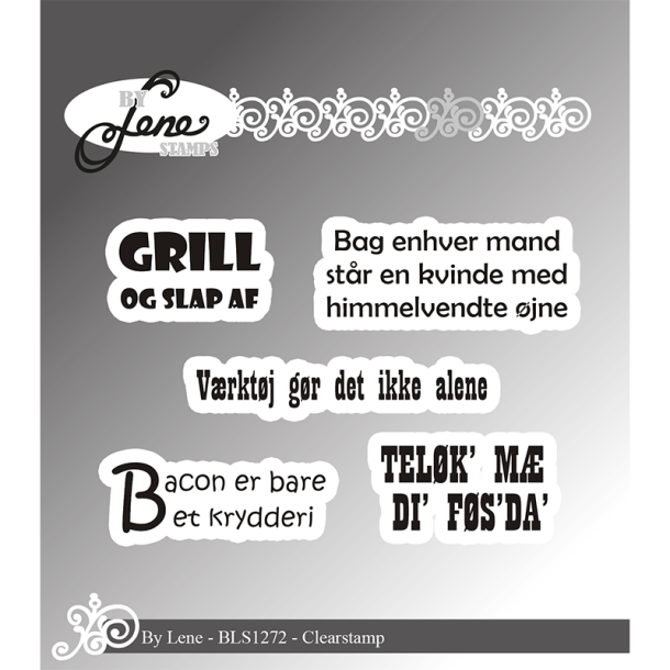 By Lene - Stempler - Grill og slap af