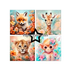 Paper Favourites - Blok 6" - Baby Animals / Dyreunger