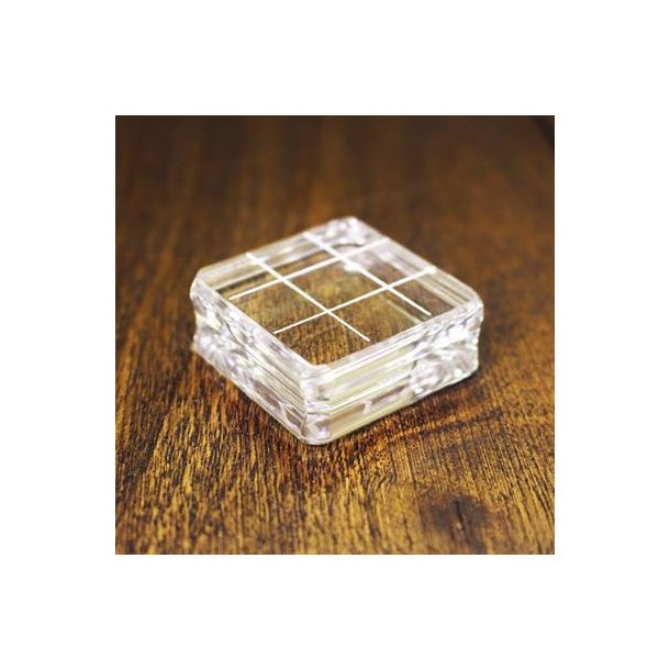 Catherine Pooler - Acrylic Grid Stamping Block - 1-1/2 x 1-1/2 inch