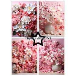 Paper Favourites - Blok A5 - Wedding Flowers / Bryllupsblomster