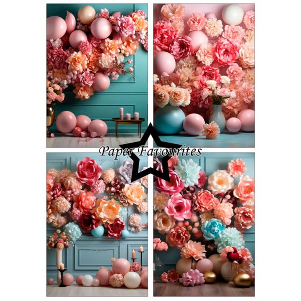 Paper Favourites - Blok A5 - Wedding Flowers / Bryllupsblomster