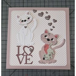 By Lene - Enamel Dots - Hjerter - Grn