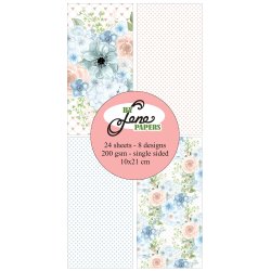 By Lene - Blok Slim Card - Romantic Blues / Bl romantik