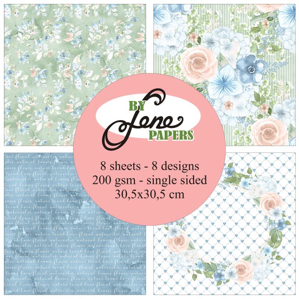 By Lene - Blok 6" - Romantic Blues