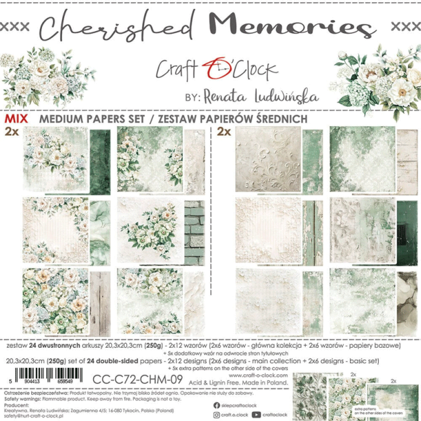 Craft O' Clock - Blok 8" - Cherished Memories / Kre Minder