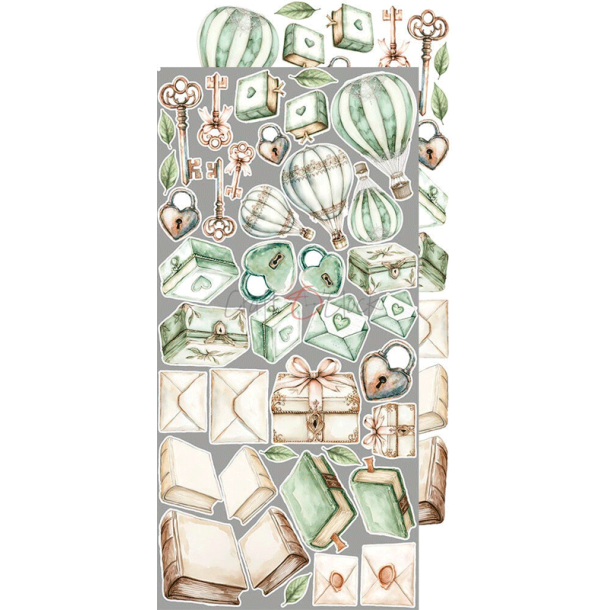 Craft O' Clock - Blok 15x30cm - Cherished Memories Extras Set Memories / Kre Minder Ekstras st