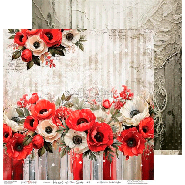 Craft O' Clock - Blok 12" - Hearts of the Sun