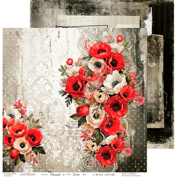 Craft O' Clock - Blok 12" - Hearts of the Sun