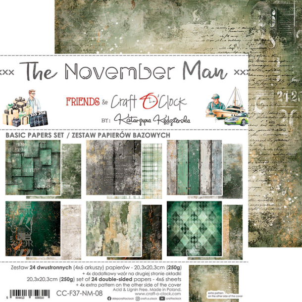 Craft O' Clock - Blok 8" - The November Man