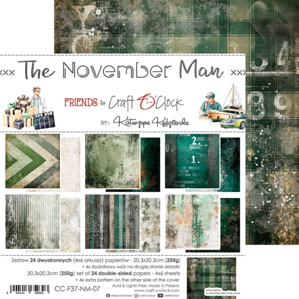 Craft O' Clock - Blok 8" - The November Man